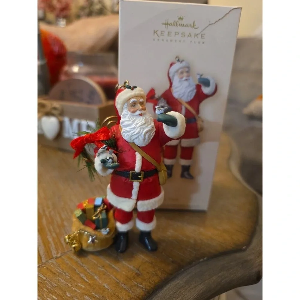 Hallmark‎ Keepsake Club Santa's Visit Christmas Ornament - NIB